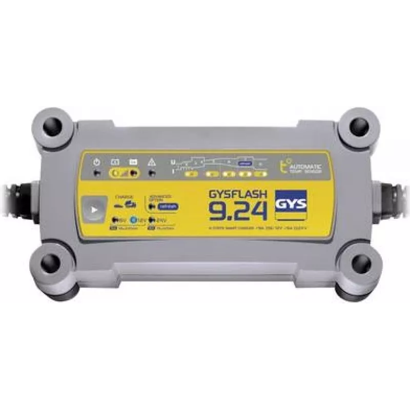 GYS FLASH 9.24 automatická nabíjačka batérií 6V/12V/24V 9A/9A/6A 029477