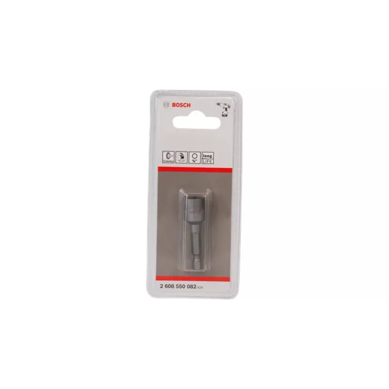 Bosch nástrčný kľúč 1/4 palca pohon 7 mm šesťhran 50 mm dĺžka chróm-vanádiová oceľ 2608550070