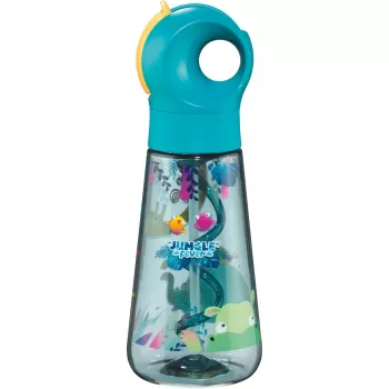 Maped PICNIK JUNGLE FEVER fľaša na pitie, 0,5 L, tyrkysová, Ecozen so slamkou 873199