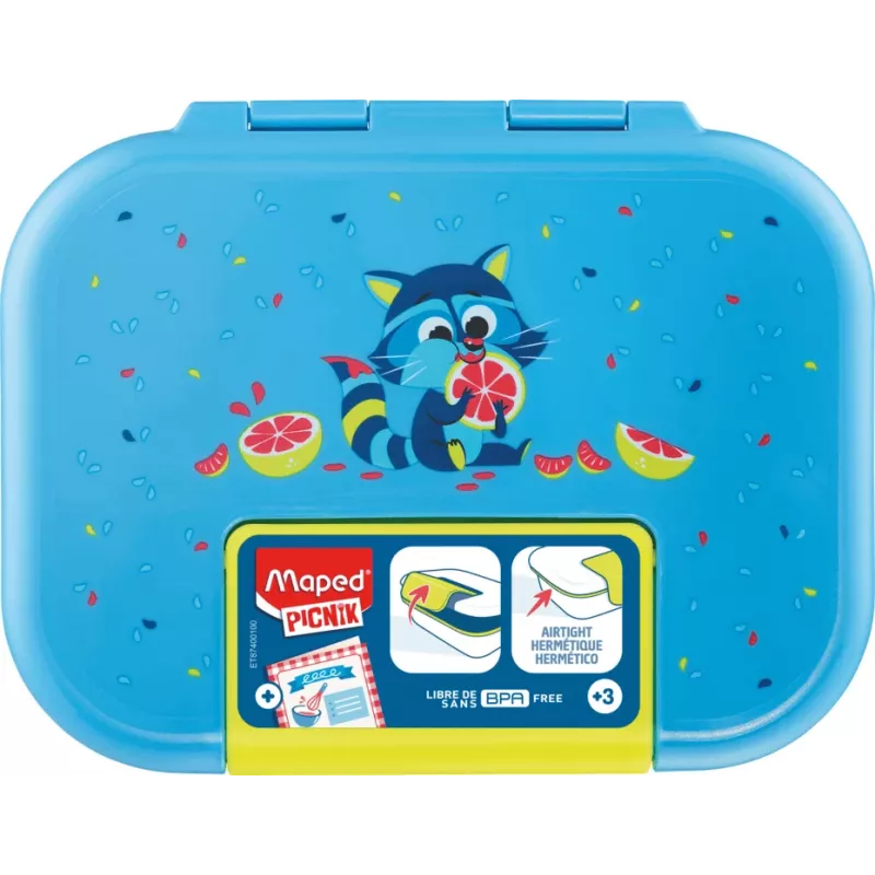 Maped PICNIK obedový box MEDVEDÍK, nerezová oceľ, 0,9 l, dizajn medvedík 874001