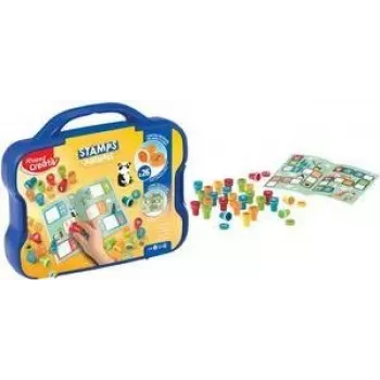 Maped Creativ sada pečiatok s motívmi zvierat, samofarbiace, 15 pečiatok, plastové puzdro 907090