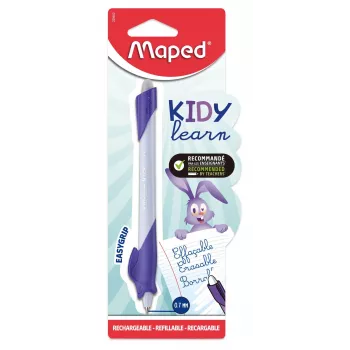 Maped KIDY learn vymazateľná guličková fixka zajac, modrý atrament, 0,7 mm, blister 229600