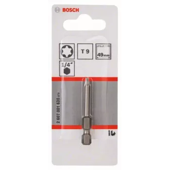 Bosch Torx bit T9 Extra Hard E 6.3, 25 mm, 1 kus (2607001630)