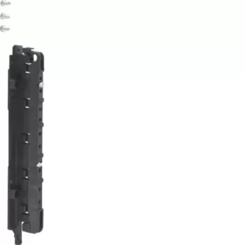 HAGER UZ45S3 Ľavý držiak zbernice, 5-pólový, 355A, 45mm rozteč, sivý
