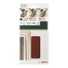 Bosch 2609256A80 brúsne listy na suchý zips, 185 x 93 mm, zrnitosť 40, balenie 10 ks