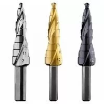 Bosch HSS stupňovitý vrták 4-12 mm, 9 stupňov, stopka s 3 plochami, 66,5 mm dĺžka 2608587425