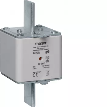 Hager LNH3630M NH3 gG poistková vložka, 630 A, 500 V AC