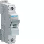 Hager NBN113 1-pólový 13A B-charakteristika 10kA istič (MCB), 1 modul