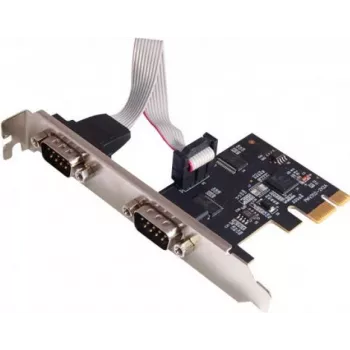 Dexlan 306588 2-port RS232 PCI Express x1 sériová adaptérová karta s low profile krytom