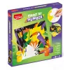 Maped Creativ maľovanie podľa čísel sada - papagáj a motýľ, 2 motívy, 10 akrylových farieb, od 7 rokov 907085