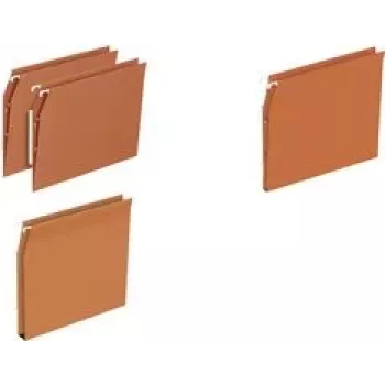 ELBA DEFI FLEX závesná registratúra, oranžová, kraftový kartón 230 g/m², 330 mm závesné centrá, kovové strmene, A4 400126817