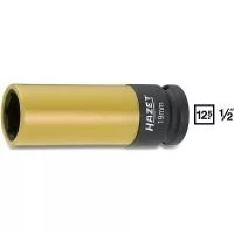 HAZET 903SLG-19 silový nástrčný kľúč 1/2 palca, šesťhranný TRAC profil, 19 mm