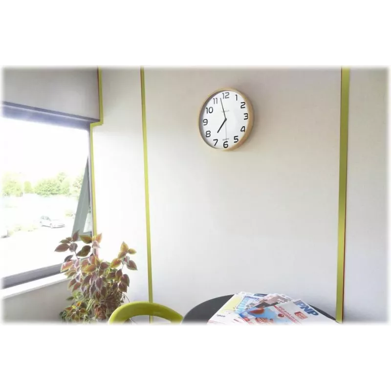 UNILUX Baltic drevené nástenné hodiny 300 mm hnedé čierne číslice quartz 400094591