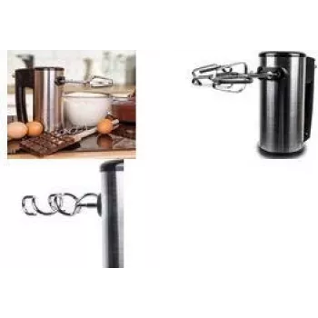 Little Balance ručný mixér Inox 400, 400 W, nehrdzavejúca oceľ, elegantný čierny dizajn s obložením z nehrdzavejúcej ocele (LB 8460)