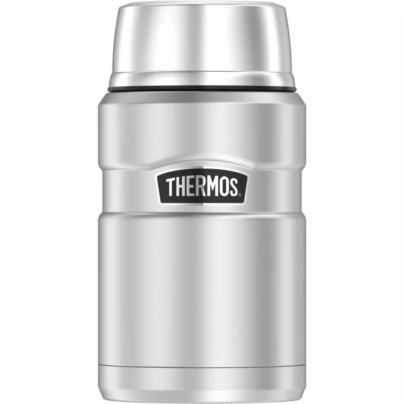 THERMOS STAINLESS KING vákuová termonádoba na potraviny, 0,71 l, matná čierna 4001.233.071