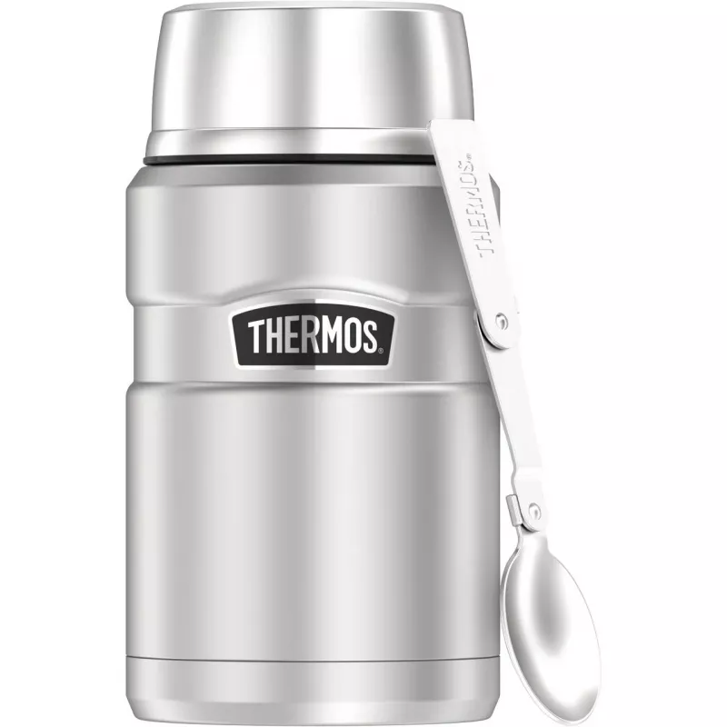 THERMOS STAINLESS KING vákuová termonádoba na potraviny, 0,71 l, matná čierna 4001.233.071