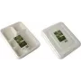 PAPSTAR menu misky z cukrovej trstiny pure, 5-dielne, 22 x 28,2 cm, biele, 25 kusov (89882)