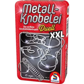 Schmidt Spiele Metal Puzzle Duell XXL - zručnostná hra puzzle cestovná edícia od 7 rokov