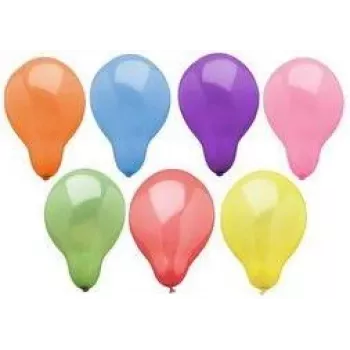 PAPSTAR party balóny, priemer 290 mm, pestrá farebná zmes, vhodné na hélium, 1 ks (84211)