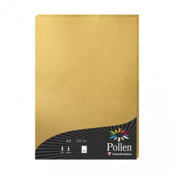 Clairefontaine Pollen A4 zlatý 120gsm papier - 25 listov 4200C