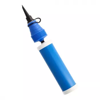 PAPSTAR dvojitá balónová pumpa, modrý plast, 275 mm, 1 ks (89199)