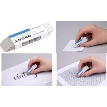 Tombow MONO Sand & Rubber kombinovaná guma, prírodný kaučuk, biela/sivá, 1 ks (ES-510B)