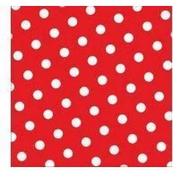 PAPSTAR Dots papierové servítky, 330 x 330 mm, červené, 3-vrstvové, 1/4 sklad, 20 ks 82756