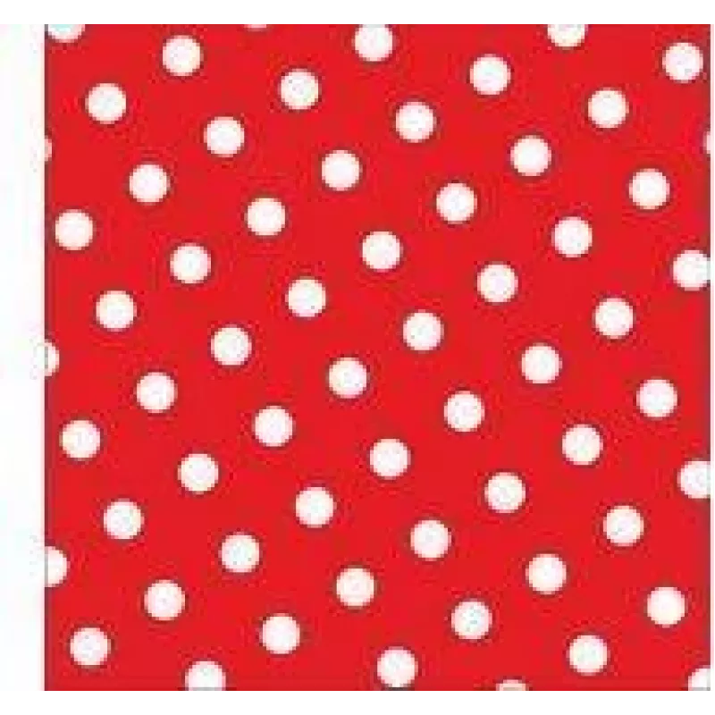 PAPSTAR Dots papierové servítky, 330 x 330 mm, červené, 3-vrstvové, 1/4 sklad, 20 ks 82756