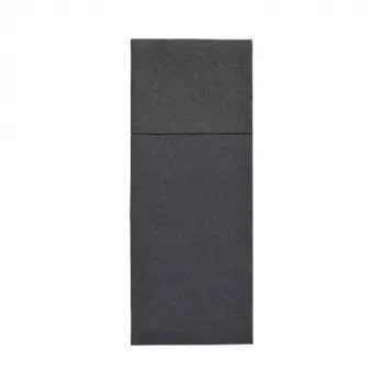 PAPSTAR Royal Collection vrecko na servítky a príbor, čierne, premium tissue, 40 x 40 cm, 1 ks 37336