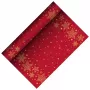 PAPSTAR Christmas Shine červený airlaid stolový pás, 400 mm x 3 m, na rolke, 1 kus 88657
