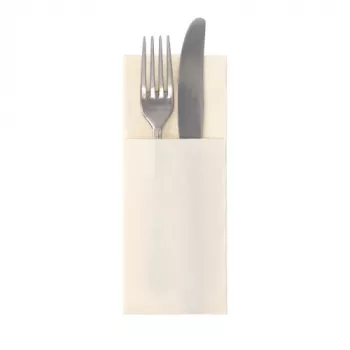 PAPSTAR Royal Collection vrecko na servítky, šampanské, látkový prémiový tissue, 3-vrstvové, 40 x 40 cm rozložené, 50 kusov 37328