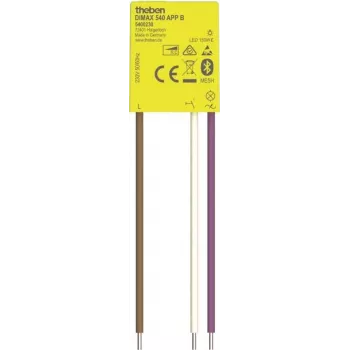 Theben mini univerzálny stmievač UP DIMAX 540 APP B (5400230) - podomietkový univerzálny stmievač s Bluetooth
