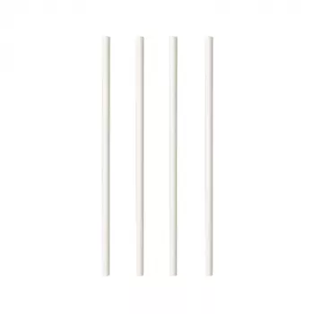 PAPSTAR pure papierová slamka, 200 mm, 6 mm, biela, udržateľná, 250 kusov (87513)
