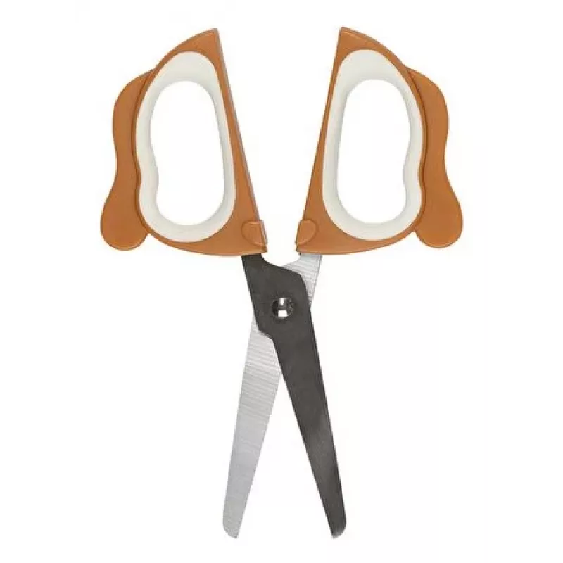 WEDO BELLO tvorivé nožnice, okrúhly hrot, 130 mm, pre pravákov, nerezová oceľ, Softgrip, 1 kus 736 004