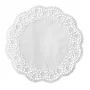 PAPSTAR okrúhla podložka pod tortu, 320 mm, biele embosované čipkované papiera, 40 g/m², 1 kus (12456)