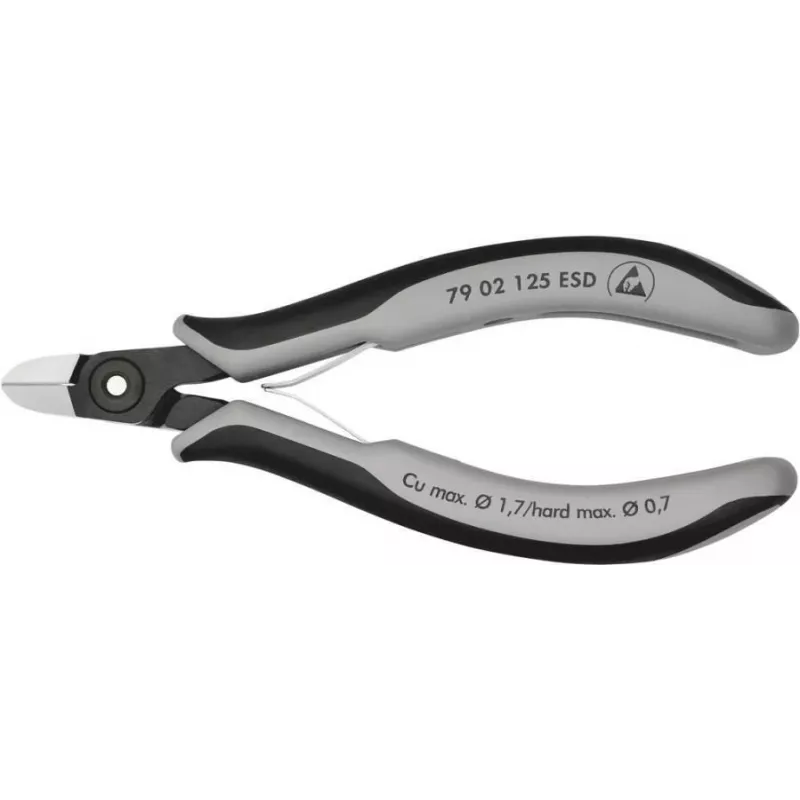 KNIPEX ESD bočné štiepacie kliešte s fazetou 125 mm 79 02 125 ESD