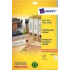 Avery LR4761-25 biele etikety na spisy 61 x 192 mm 100 etikiet (25 listov x 4)