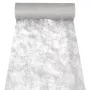 PAPSTAR Sizoflor stolový pás a dekoračná stuha, strieborná, 25 m x 30 cm, vodoodolná, 75% polyester / 25% polyamid 37064