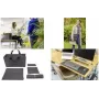 SIGEL BAB11 Desk Sharing Bag Classic L, tmavosivá, sada 5 dielov