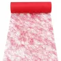 PAPSTAR Sizoflor stolová dečka/dekoračná stuha, červená, 75% polyester 25% polyamid, vodotesná, trhacia, 1 kus 37062