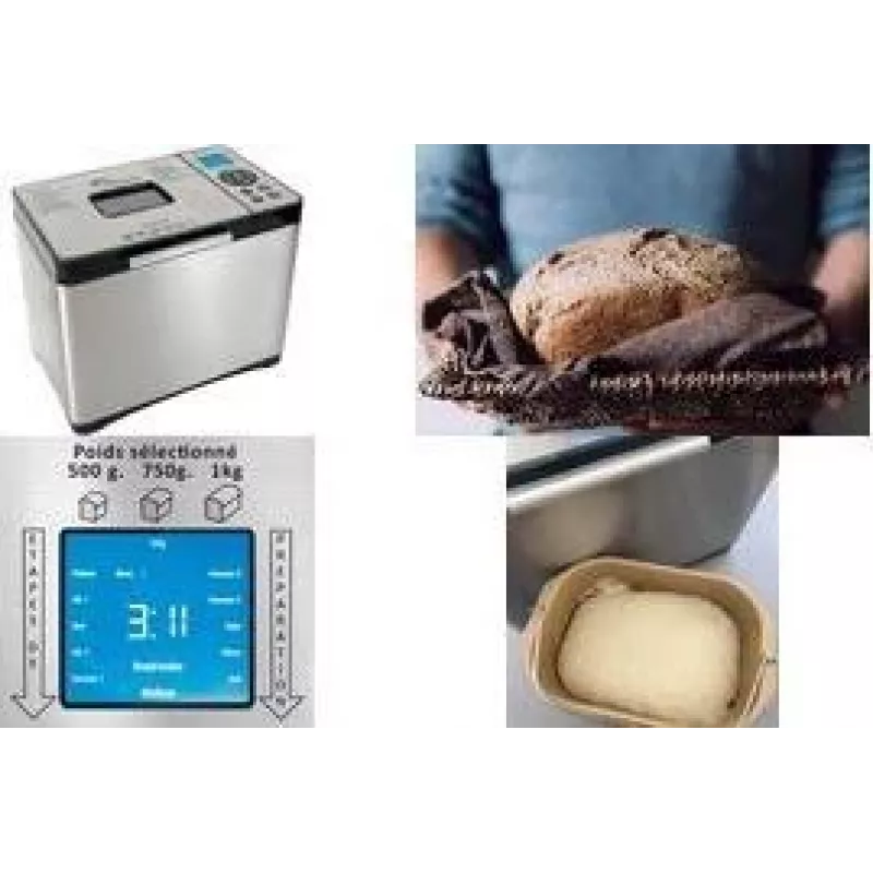 Little Balance Easy Bread 650 automatický domáci pekár na chlieb, bochník 1 kg, 12 programov, 650 W, biely LB 8398