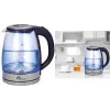 Little Balance LB 8520 sklenená rýchlovarná kanvica 1,8L 2200W z borosilikátového skla s nerezovými prvkami a modrým LED osvetlením