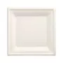 PAPSTAR tanier z cukrovej trstiny, štvorcový, 200 x 200 mm, 50 ks, kompostovateľný, vhodný do mikrovlnnej rúry 89744