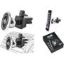 WEDO Dock-it Premium Mini magnetický držiak do auta na vetranie pre smartfóny, čierny/strieborný 60 15054