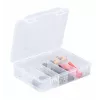 ALLIT EuroPlus Basic Sortimentsbox 18/7, transparentný vysoko odolný polypropylén, 7 priehradiek, čierna 457180