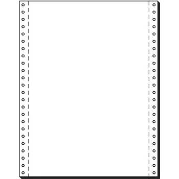 SIGEL nekonečný papier, 305 x 240 mm, 70 g/m², 2000 listov, perforácia na jednotlivé listy, biely 12241