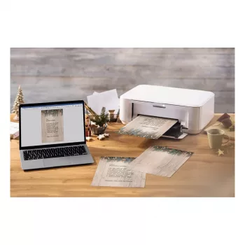 SIGEL vianočný listový papier Golden Greens motív DIN A4 - 90 g/m² - A4 (DP664)