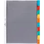 DURABLE A4 registre na prospekty, 10-dielny, farebne triedené taby, polypropylén 663219