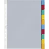 DURABLE A4 registre na prospekty, 10-dielny, farebne triedené taby, polypropylén 663219