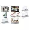 DURABLE PRESENTER DE LUXE stolový štítok A4 na šírku 105x297 mm transparentný 820319